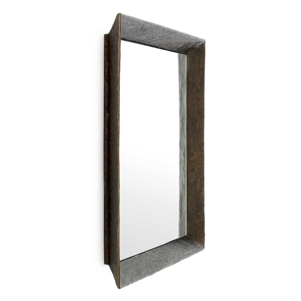 Square Brass Mirror Othello | Eichholtz Miami