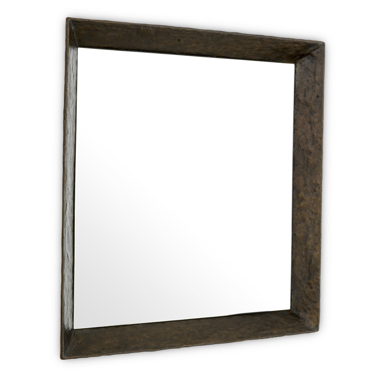 Square Brass Mirror Othello | Eichholtz Miami