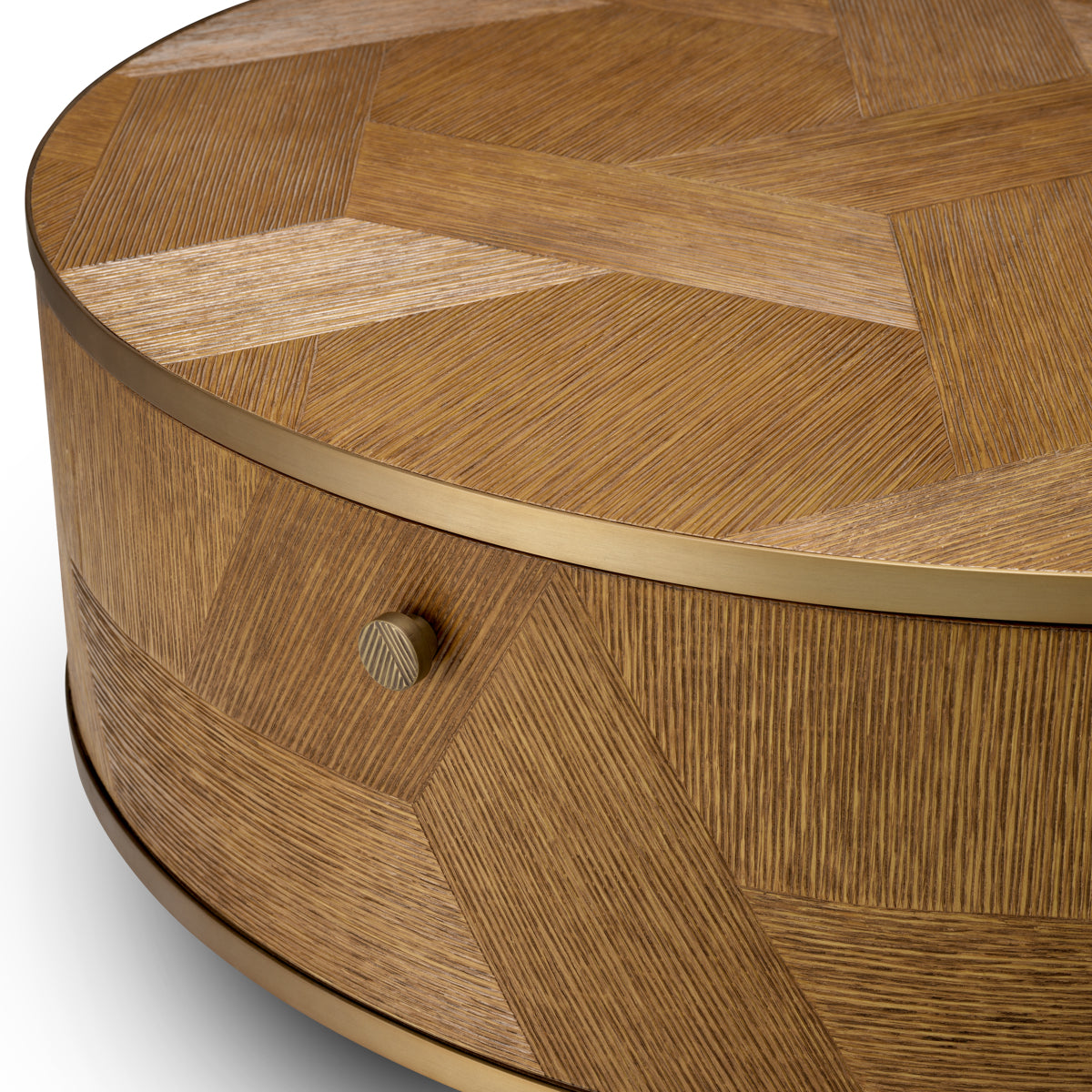 Caramel Oak Coffee Table Velutto | Eichholtz Miami