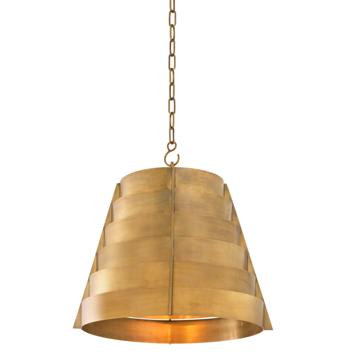 Vintage Brass Pendant Light Fitzroy | Eichholtz Miami