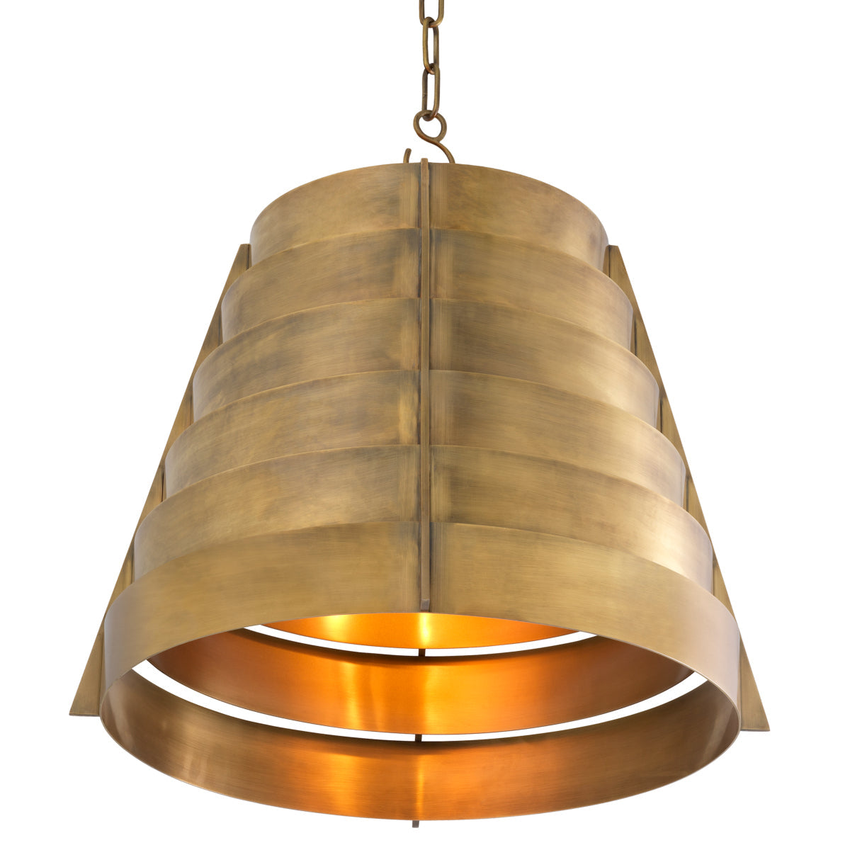 Vintage Brass Pendant Light Fitzroy | Eichholtz Miami