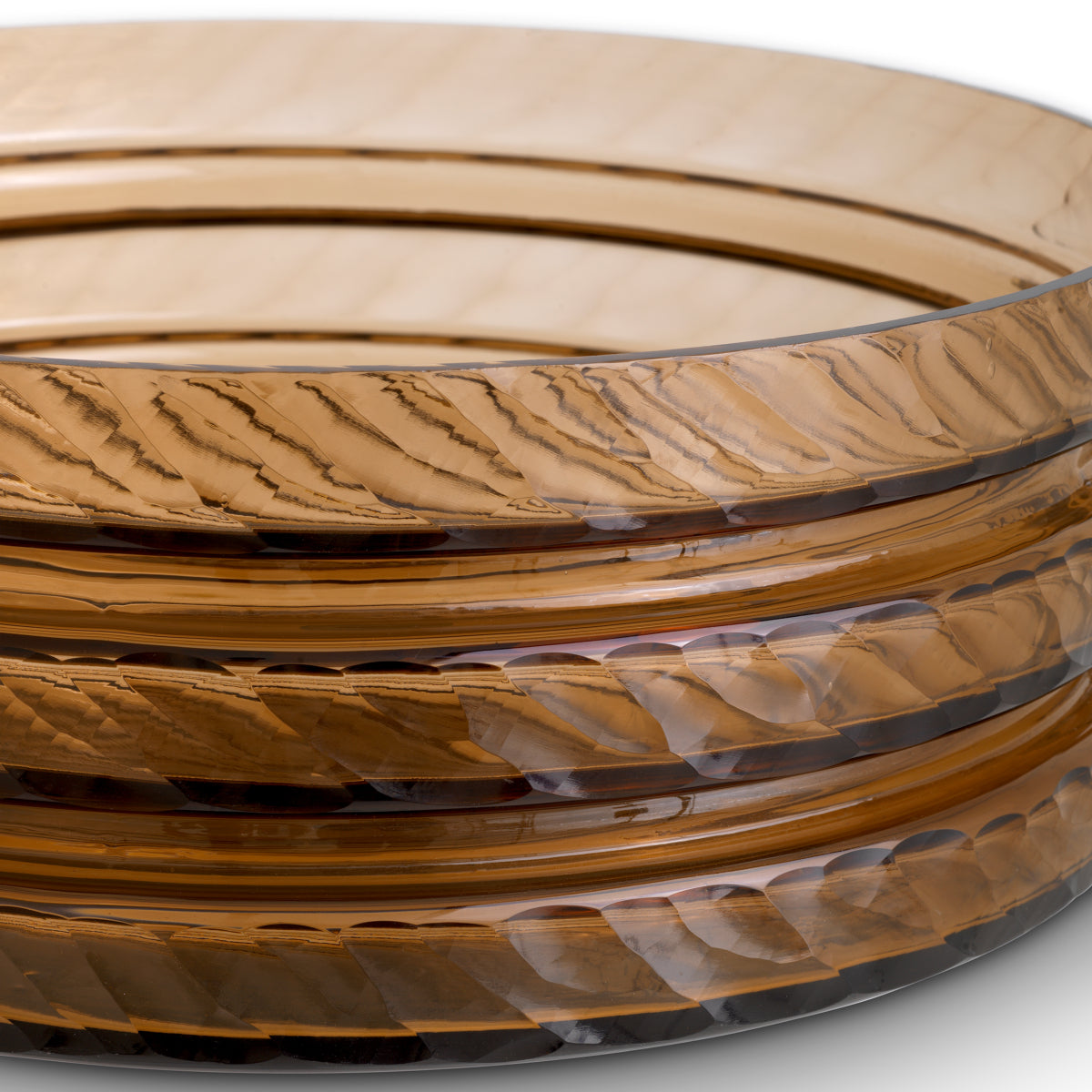 Copper Handmade Glass Bowl Loxley | Eichholtz Miami