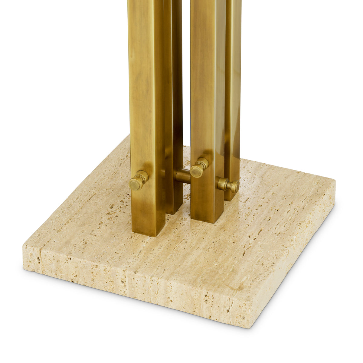 Vintage Brass Floor Lamp Destino | Eichholtz Miami