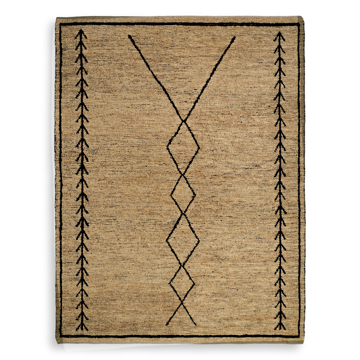 Beige Black Carpet Thornfield | Eichholtz Miami