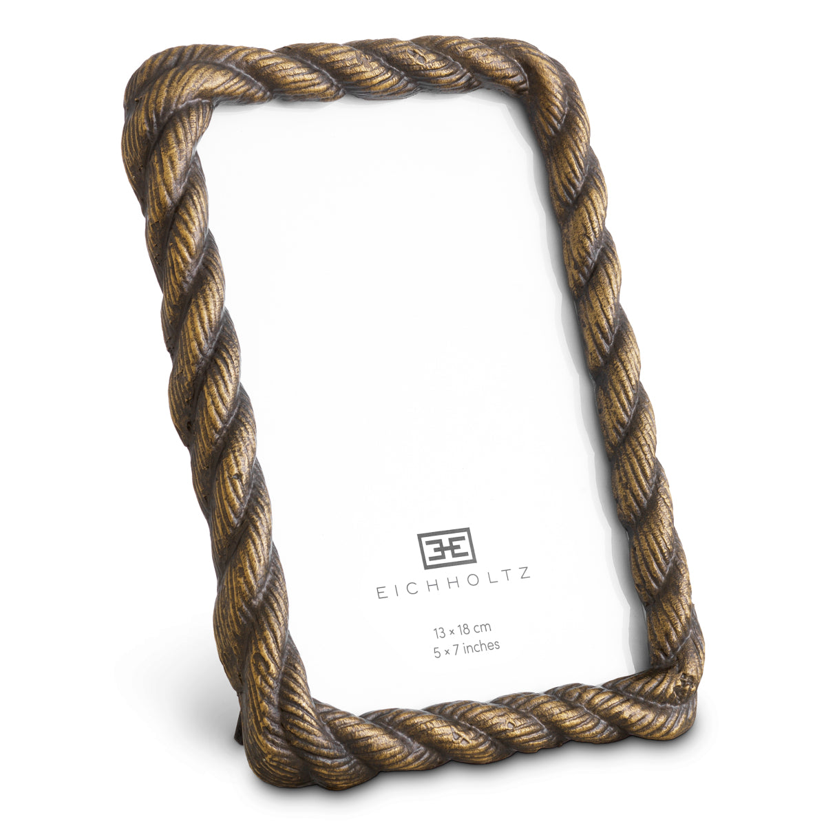Rope-Pattern Gold Picture Frames (2) Corwyn | Eichholtz Miami