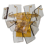 Smoked Glass Wall Lamp Biltmore