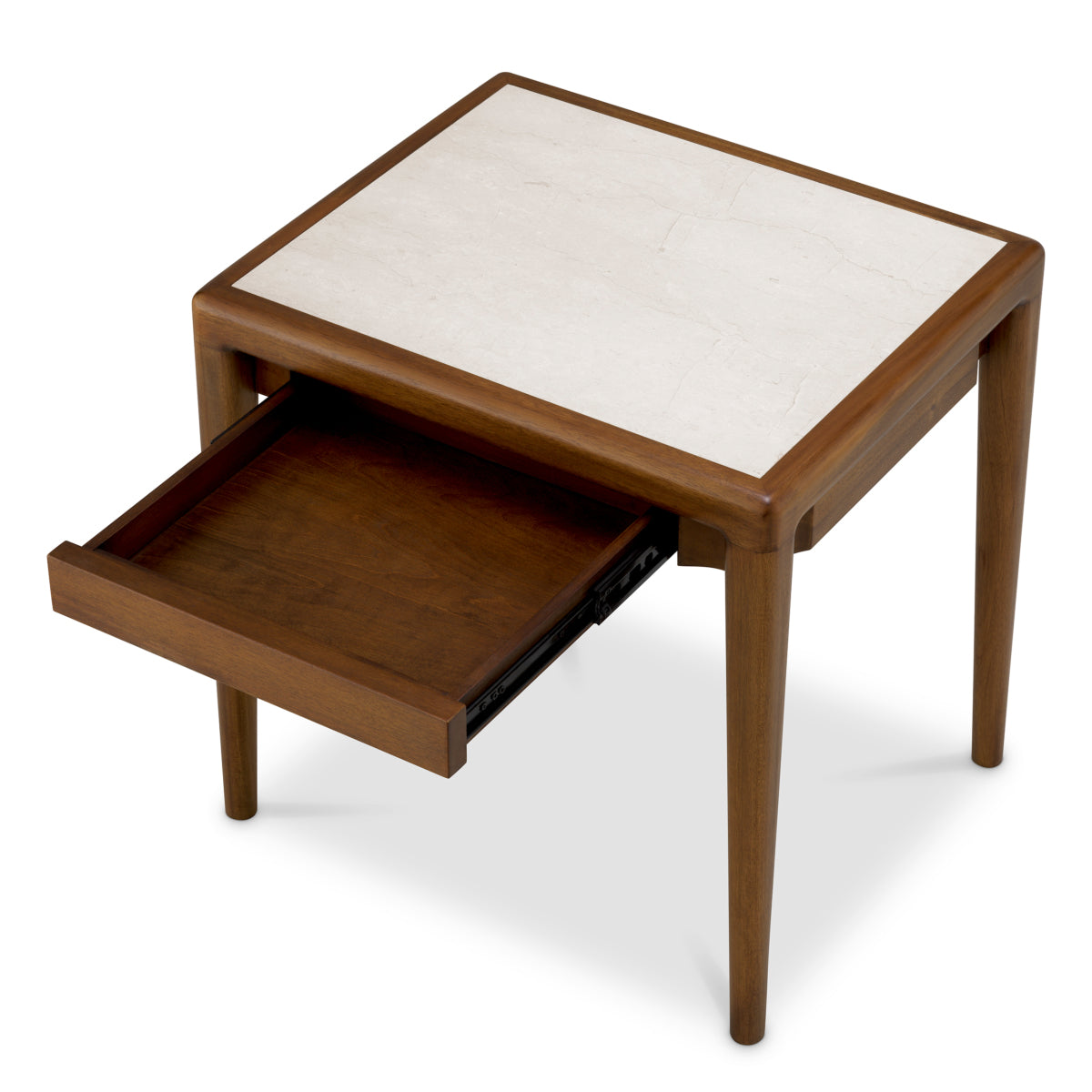 Beige Marble Side Table Hensley | Eichholtz Miami