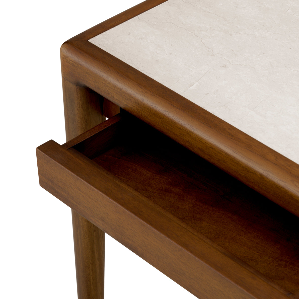 Beige Marble Side Table Hensley | Eichholtz Miami