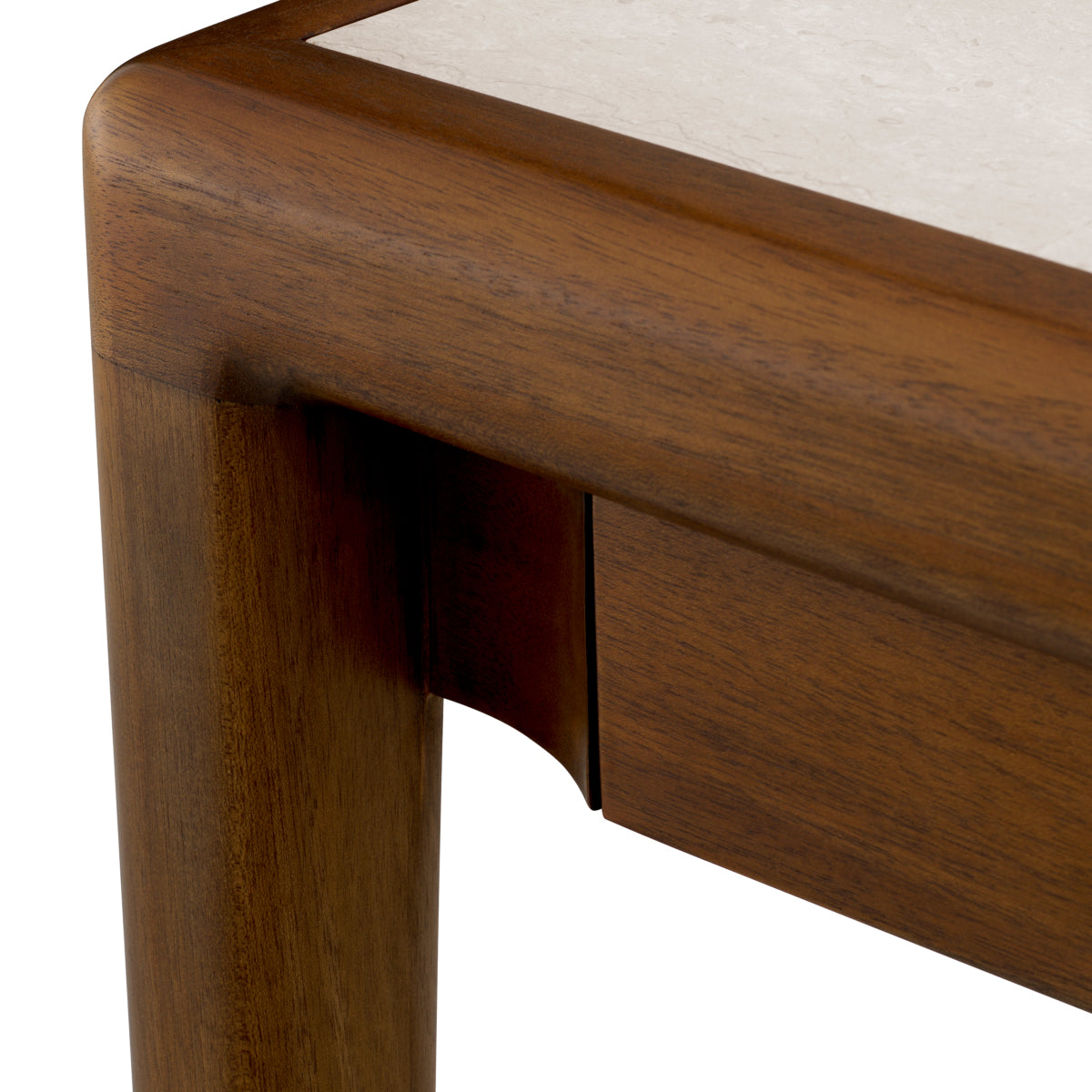 Beige Marble Side Table Hensley | Eichholtz Miami