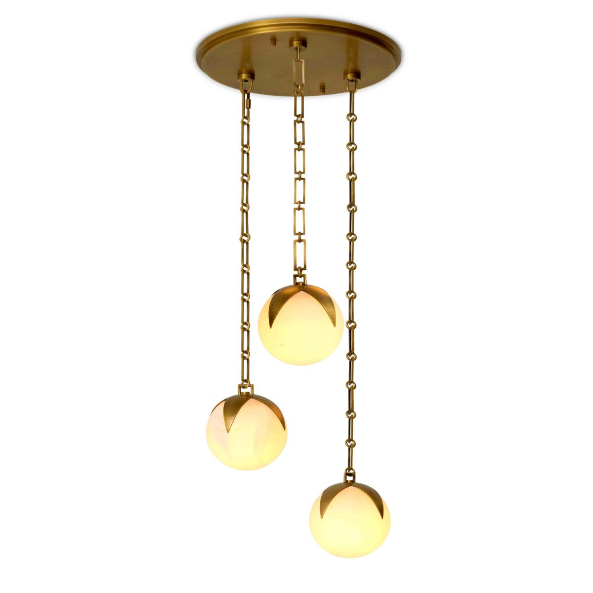Alabaster Chandelier Alesa | Eichholtz Miami