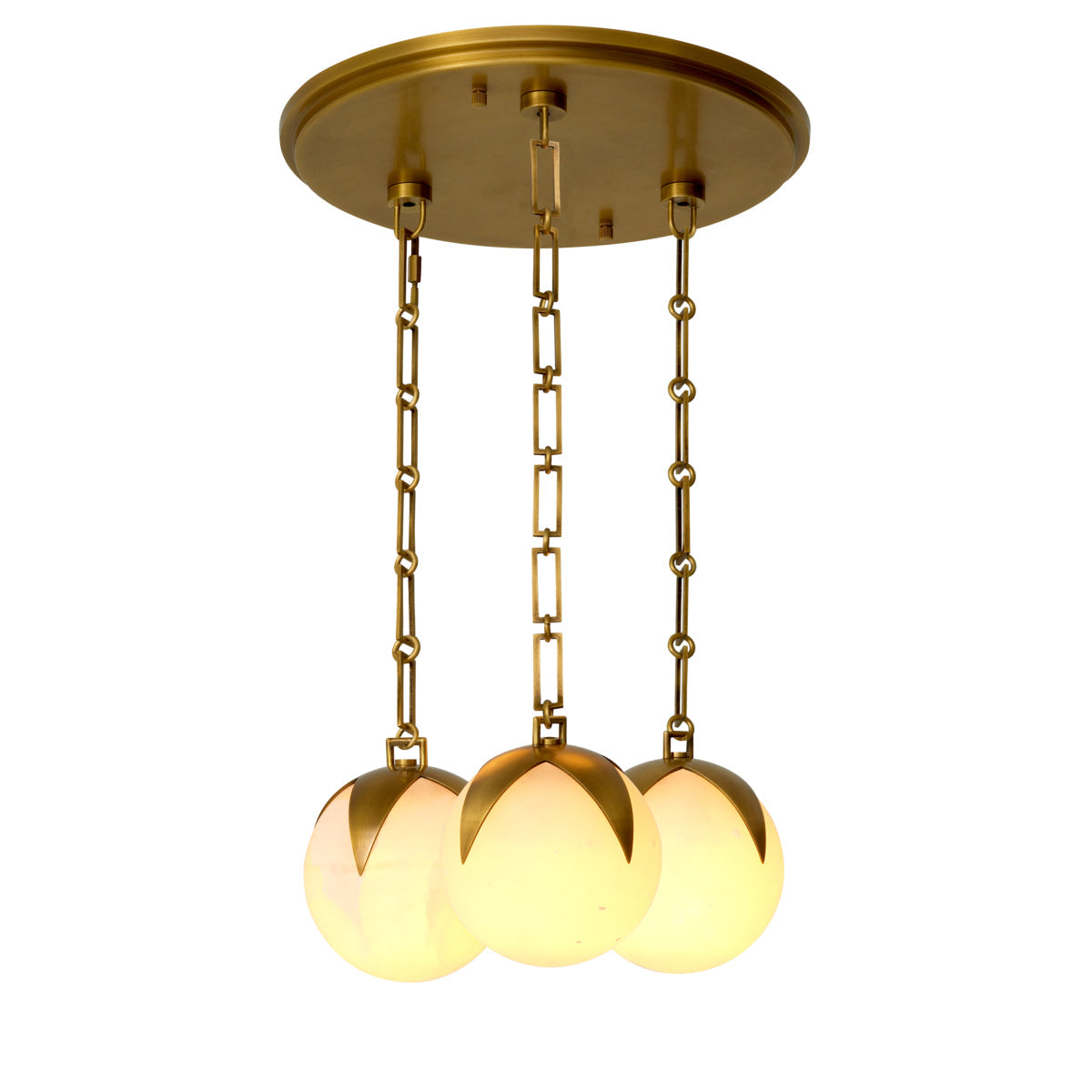 Alabaster Chandelier Alesa | Eichholtz Miami