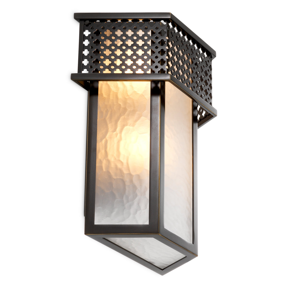 Bronze Frosted Wall Lamp Minerva | Eichholtz Miami