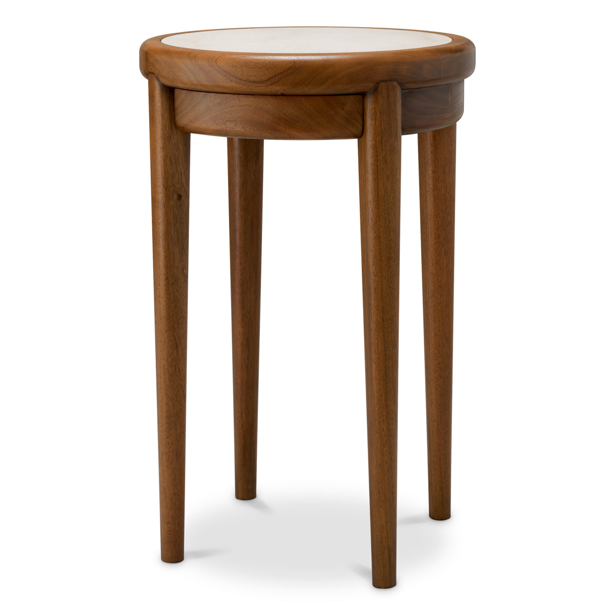 Beige Marble Side Table Hensley | Eichholtz Miami