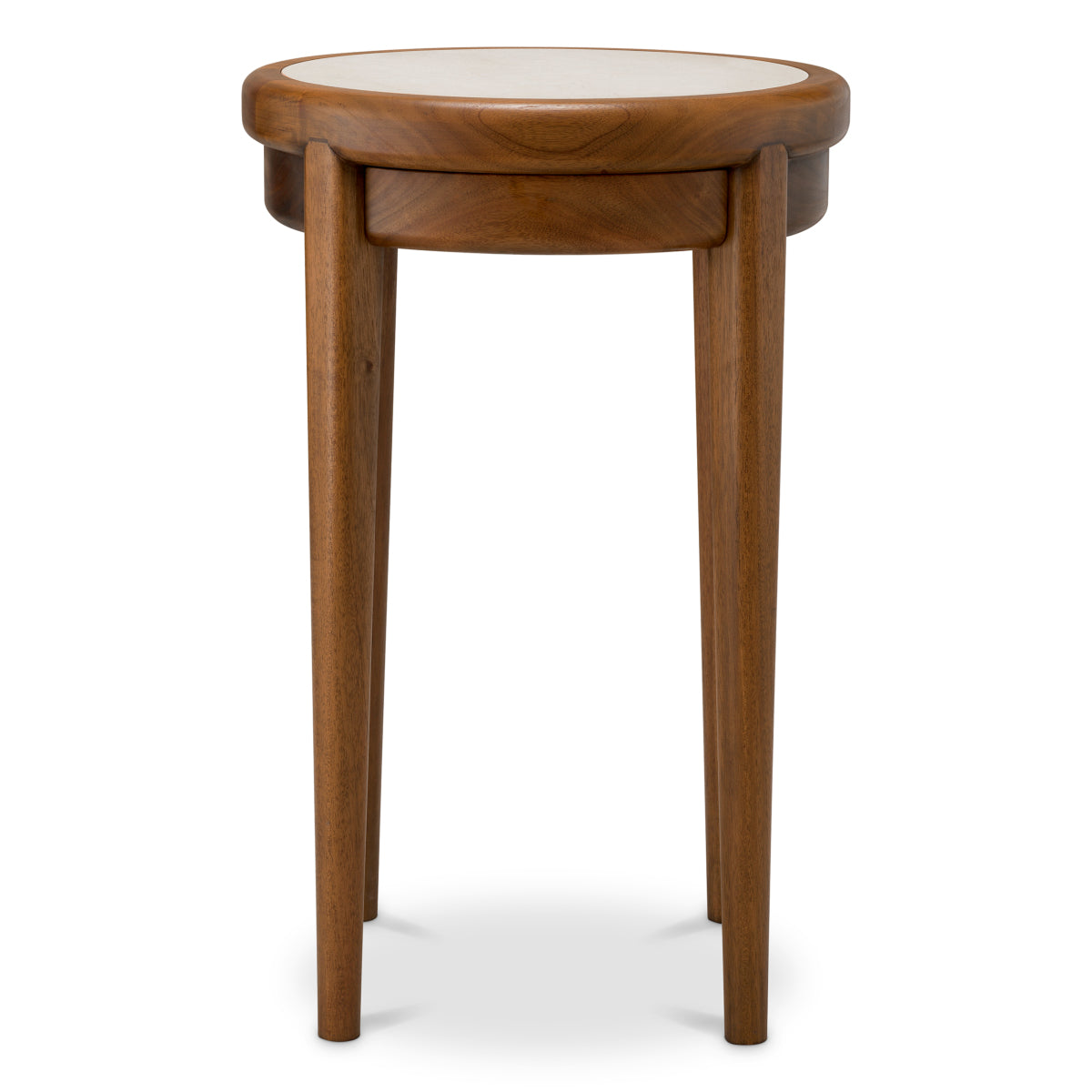 Beige Marble Side Table Hensley | Eichholtz Miami