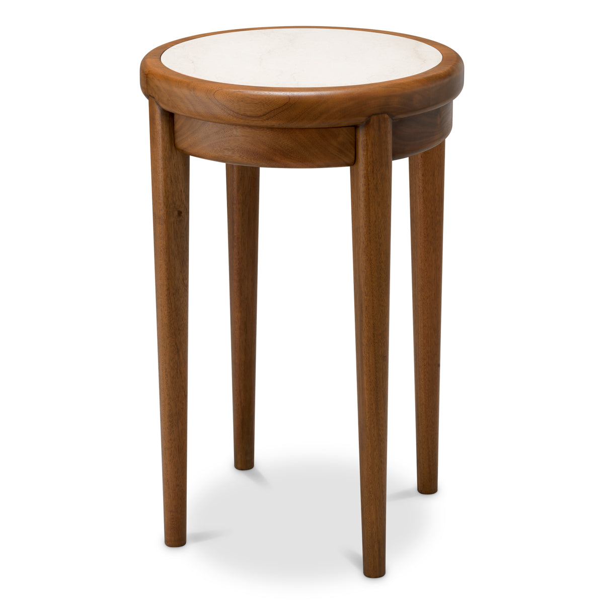 Beige Marble Side Table Hensley | Eichholtz Miami