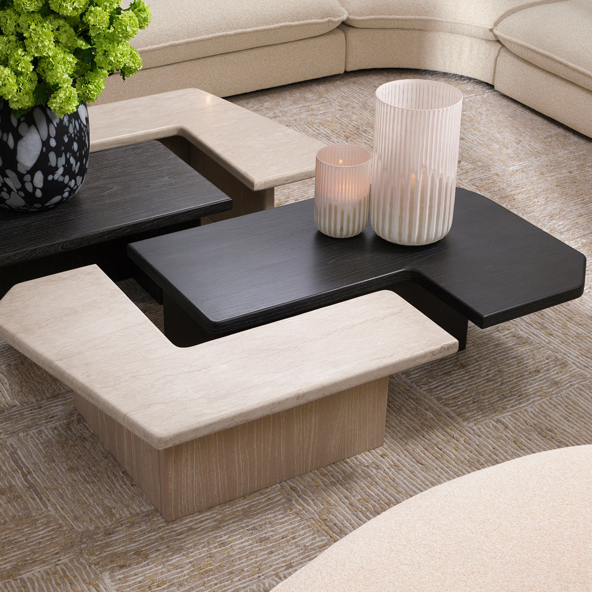 Dual-Colored Coffee Table (2) Yardham