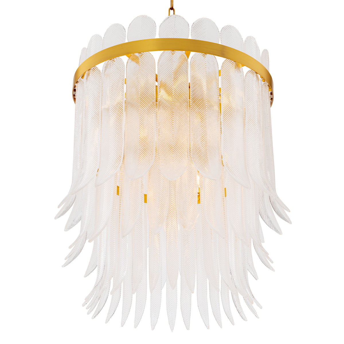 Hand-Cast Glass Chandelier Erika | Eichholtz Miami