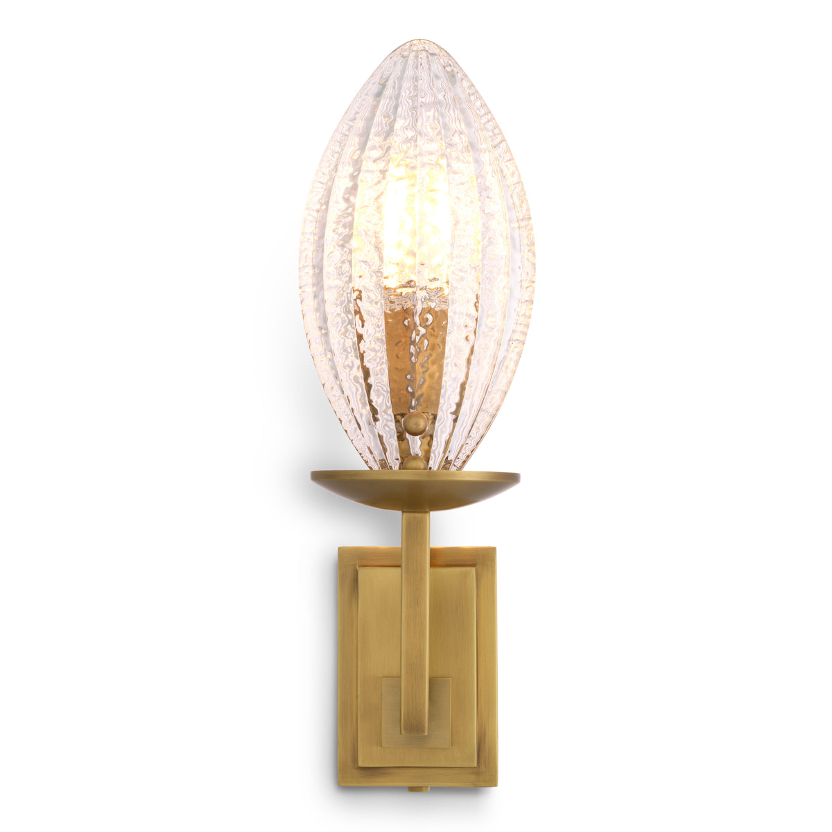 Ribbed Glass Wall Lamp Persephone | Eichholtz Miami