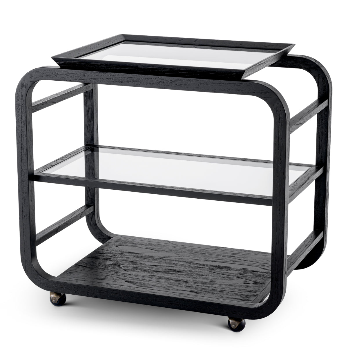 Wooden Trolley Mayfair | Eichholtz Miami