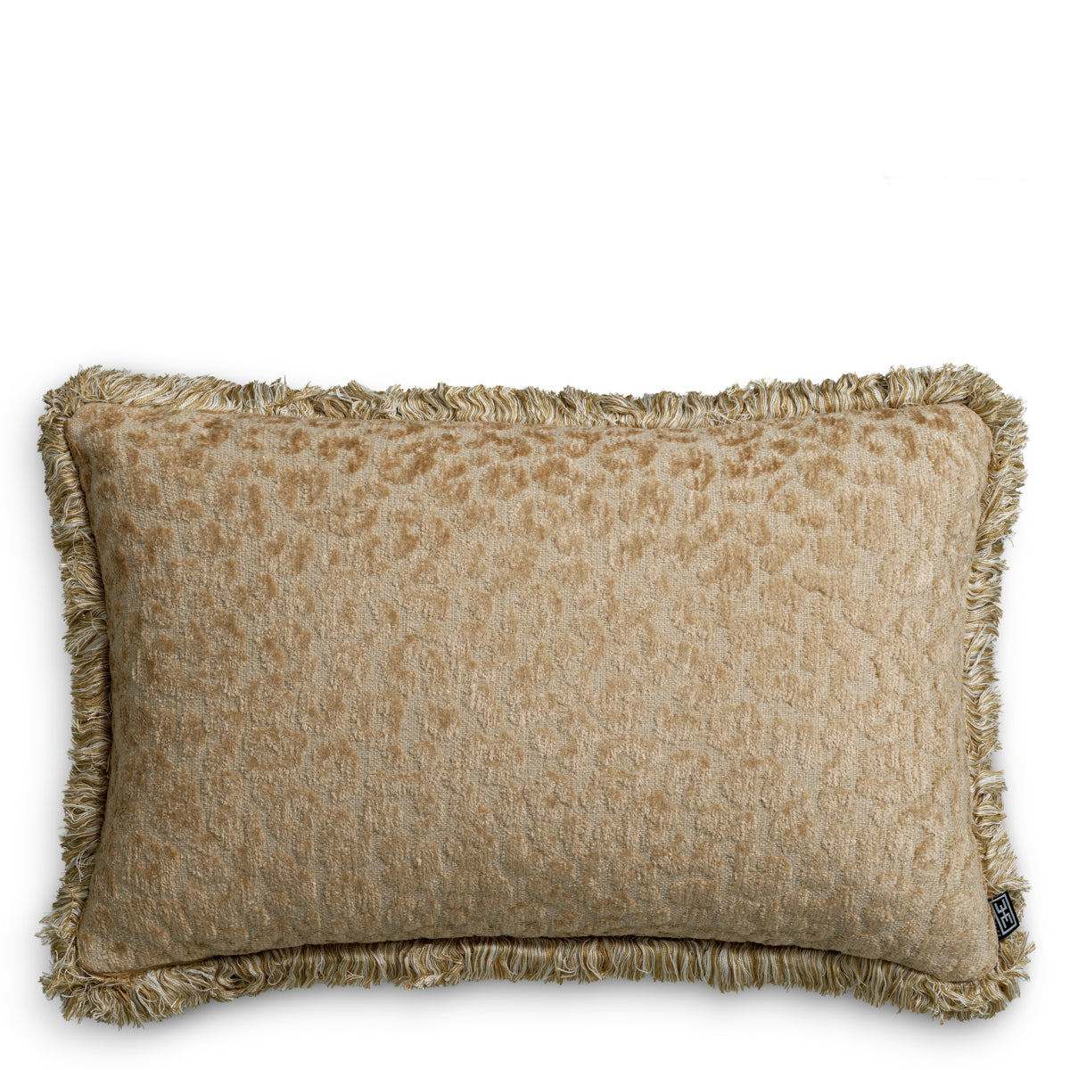 Jacquard Sand Cushion Serlina | Eichholtz Miami