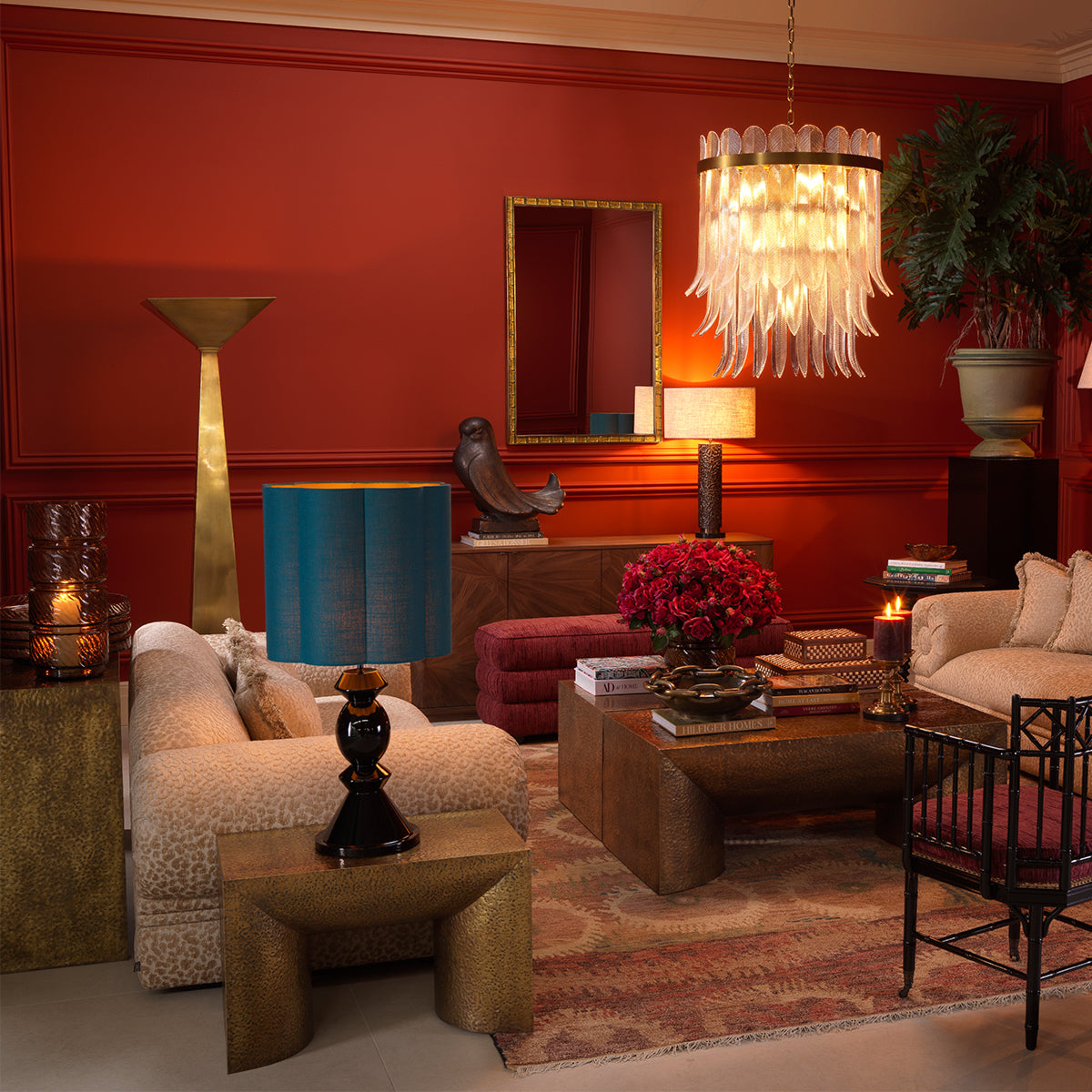 Jacquard Sand Cushion Serlina | Eichholtz Miami