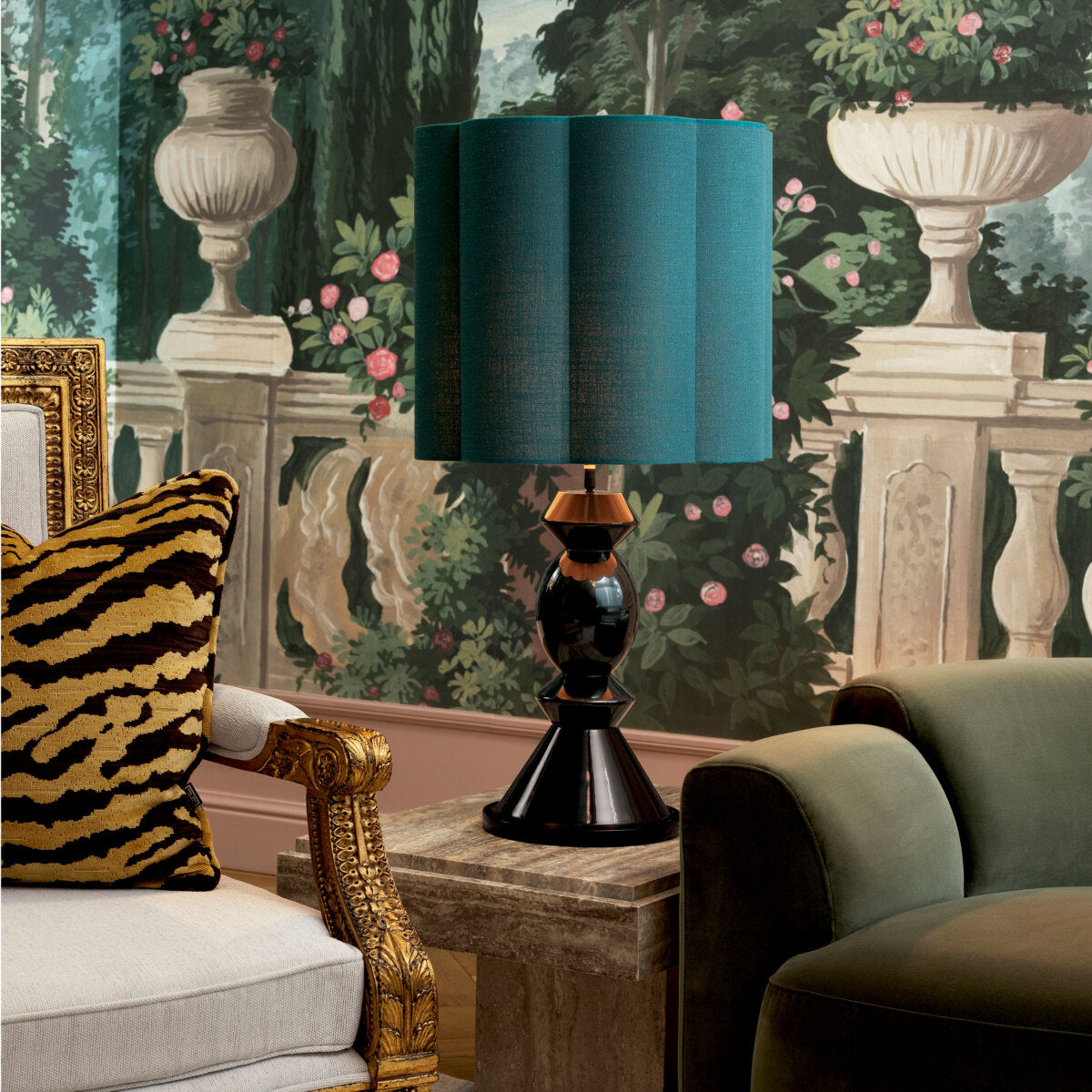 Linen Table Lamp Dionne | Eichholtz Miami
