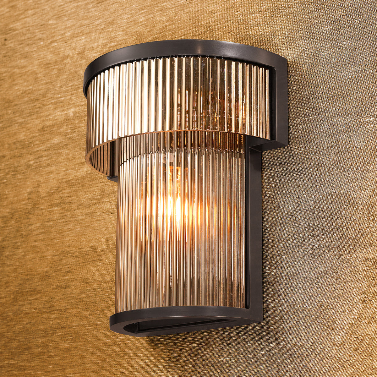 Ribbed Glass Wall Lamp Andromeda | Eichholtz Miami
