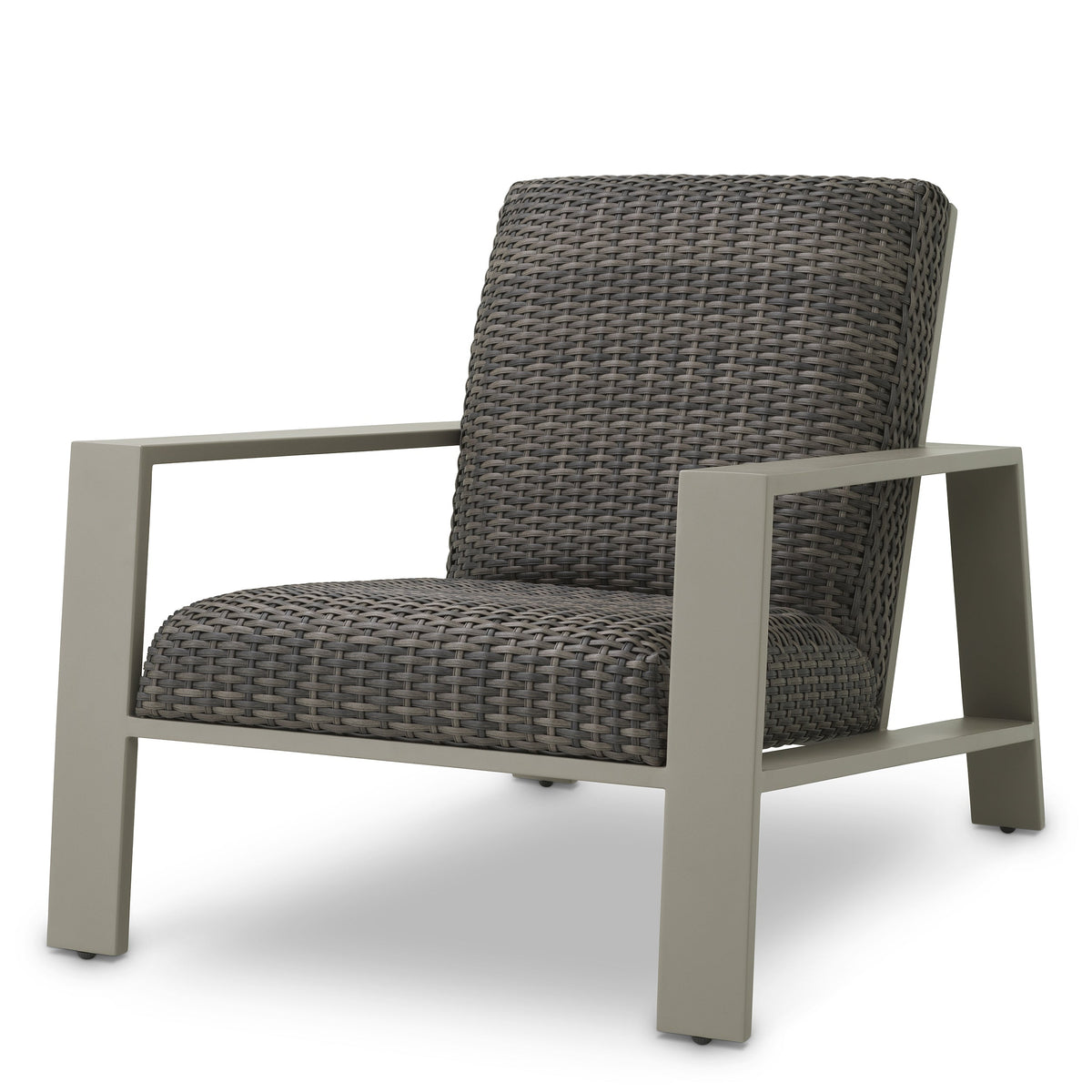 Gray Rattan Outdoor Chair Belle Vue | Eichholtz Miami