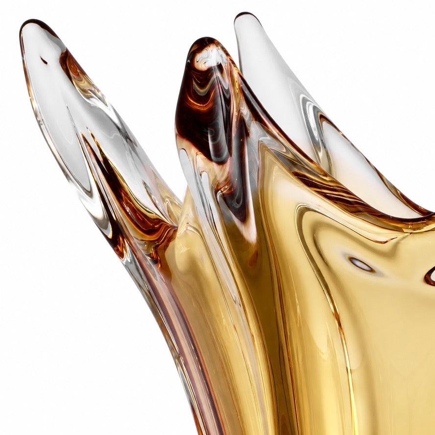 Handblown Glass Modern Bowl Sutter