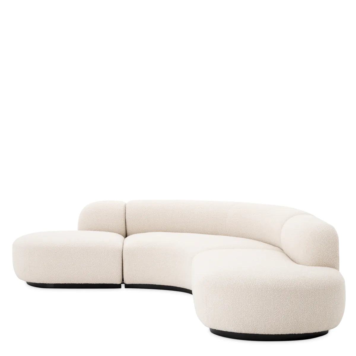 Modern Curved Sofa L Bjorn | Eichholtz Miami