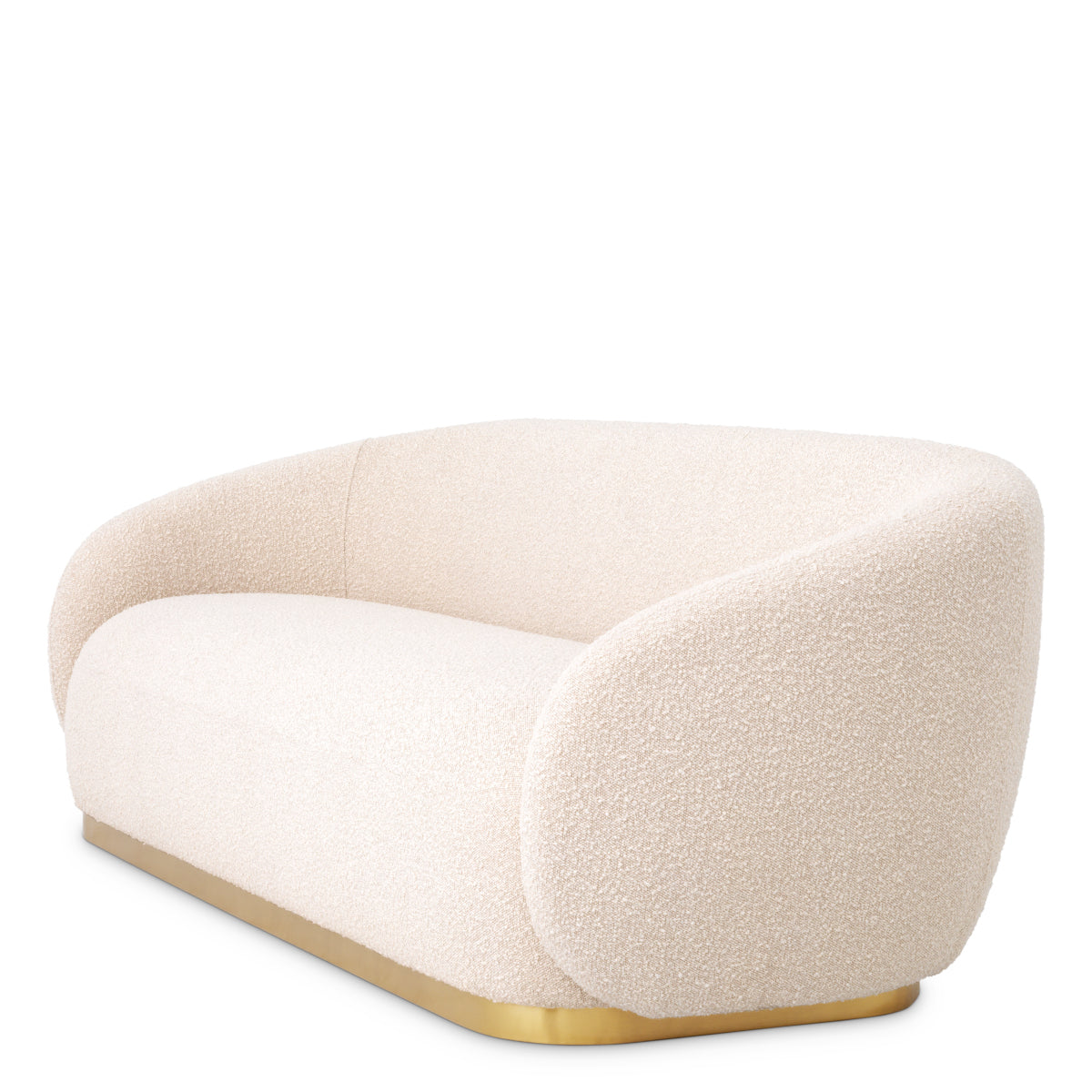 Brass Base Upholstered Sofa Brice | Eichholtz Miami