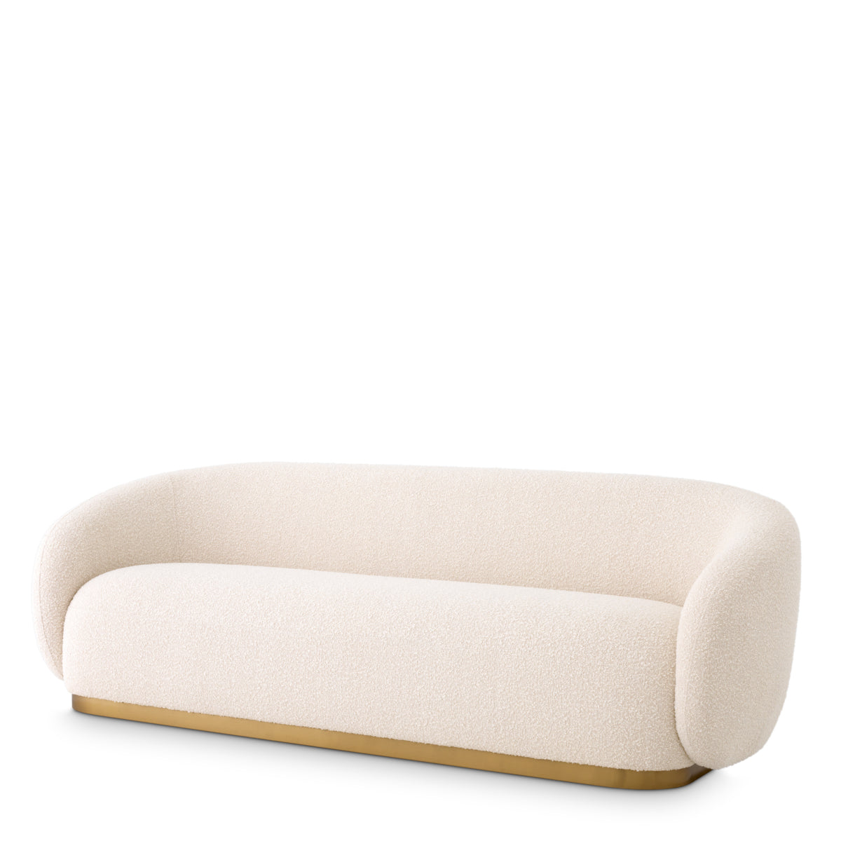 Brass Base Upholstered Sofa Brice | Eichholtz Miami