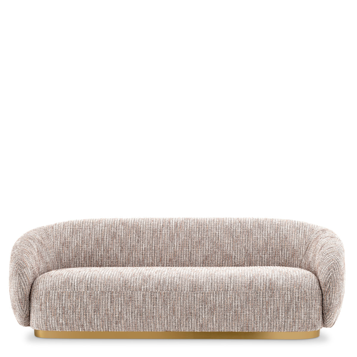 Brass Base Upholstered Sofa Brice | Eichholtz Miami