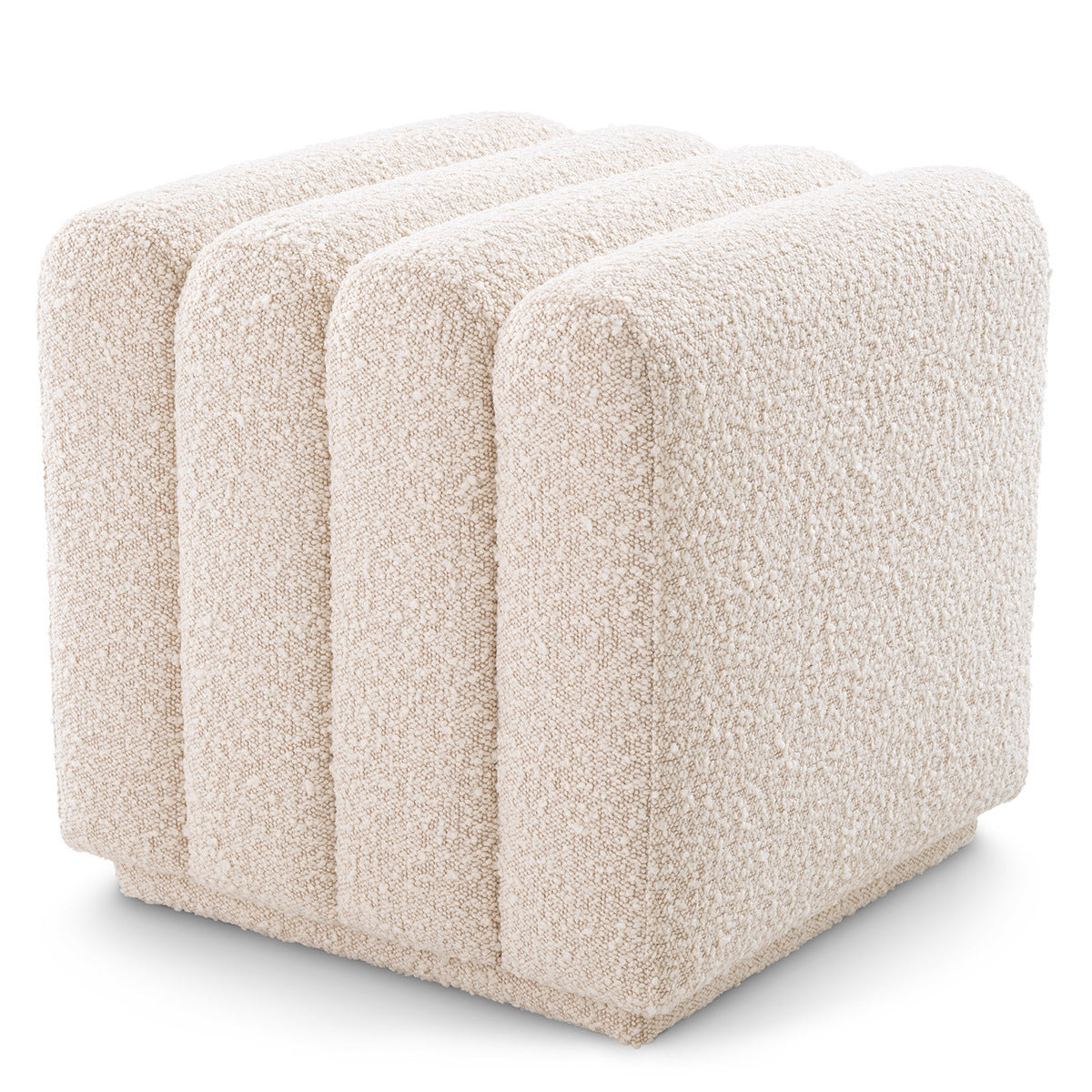 Square Channel Stitched Stool Bente