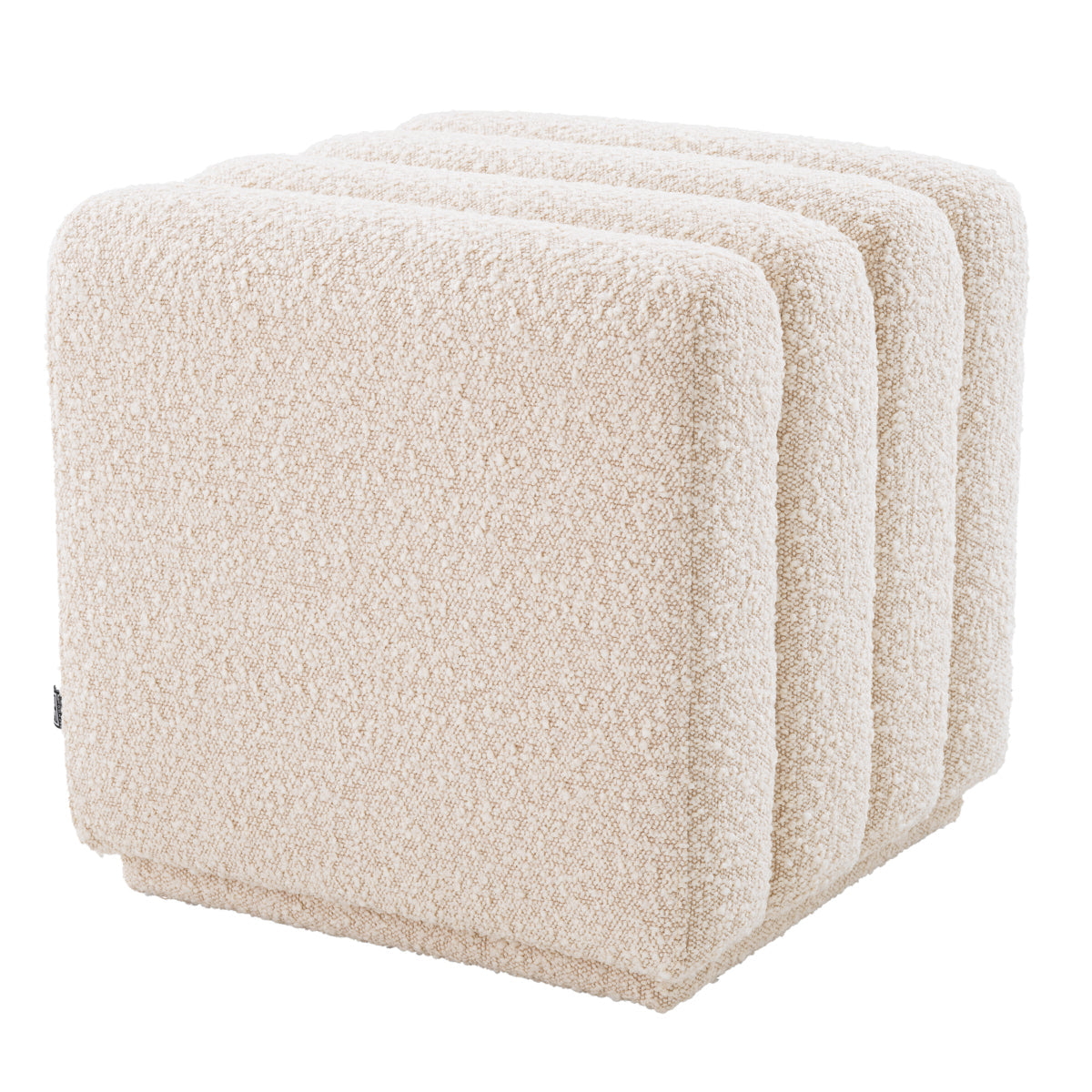 Square Channel Stitched Stool Bente