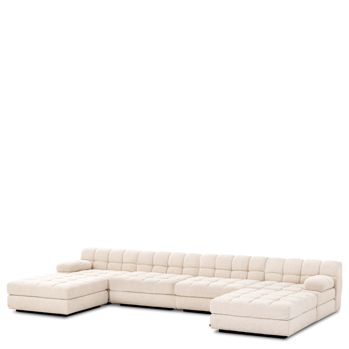Cream Bouclé Modular Sofa Dean