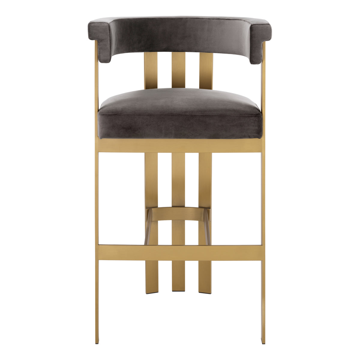 Modern Curved Bar Stool Clubhouse | Eichholtz Miami