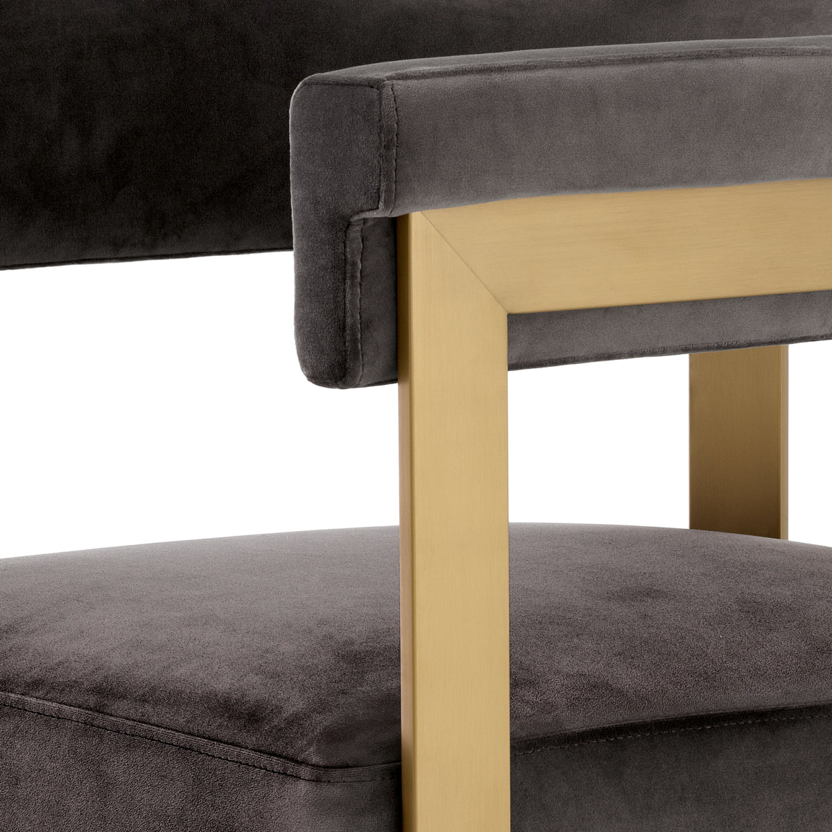 Modern Curved Bar Stool Clubhouse | Eichholtz Miami