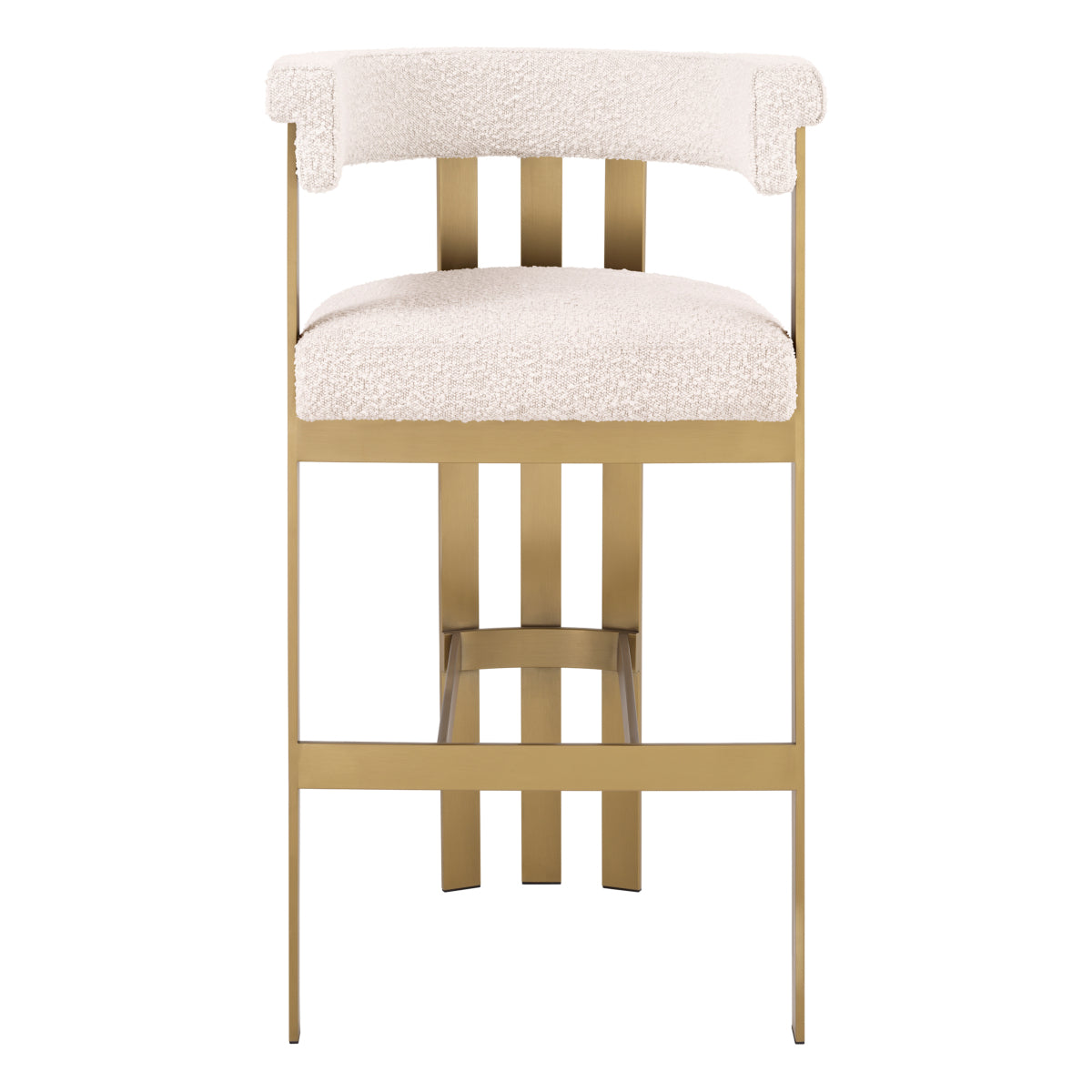 Modern Curved Bar Stool Clubhouse | Eichholtz Miami