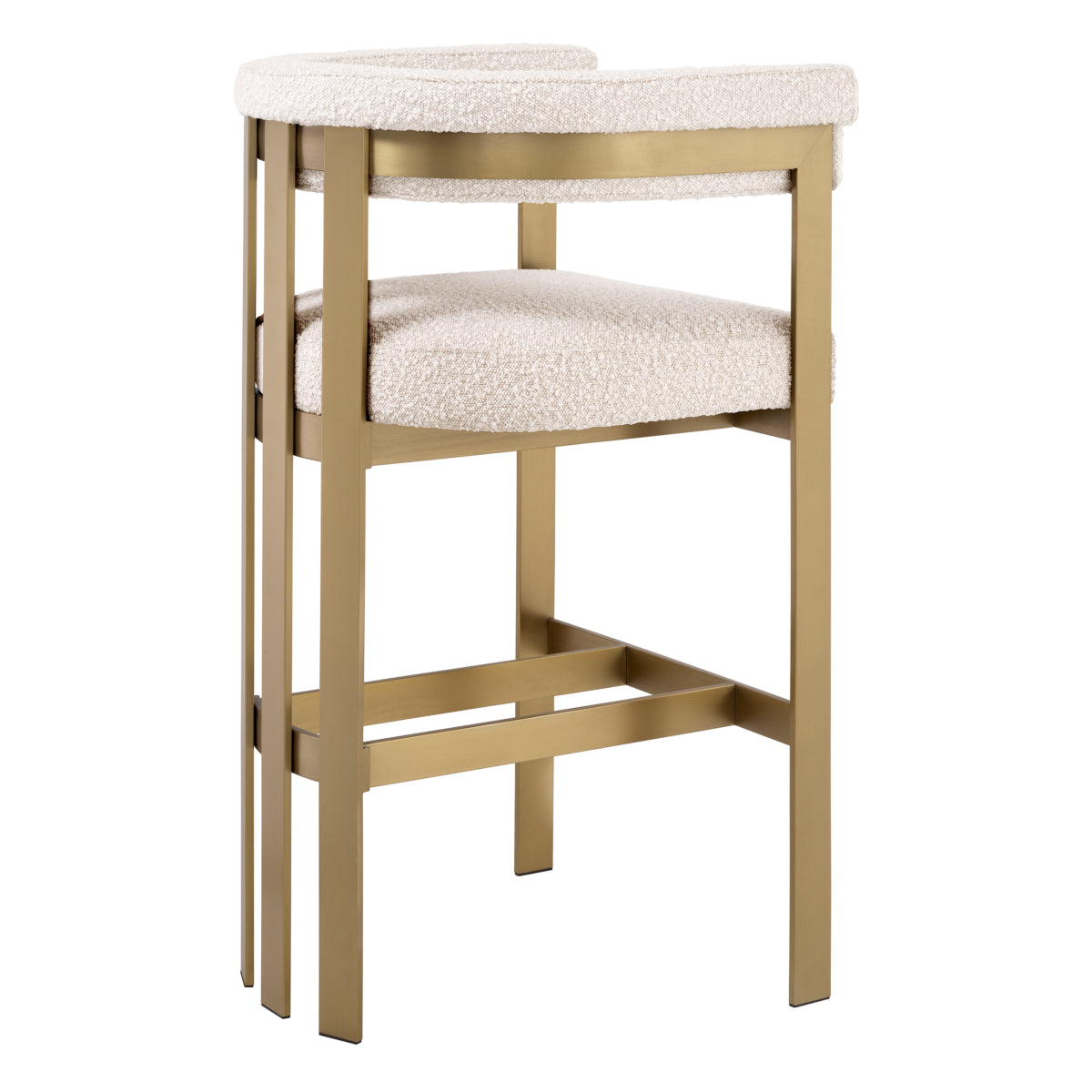 Modern Curved Bar Stool Clubhouse | Eichholtz Miami