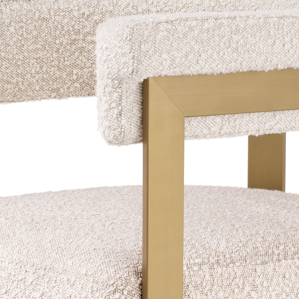 Modern Curved Bar Stool Clubhouse | Eichholtz Miami