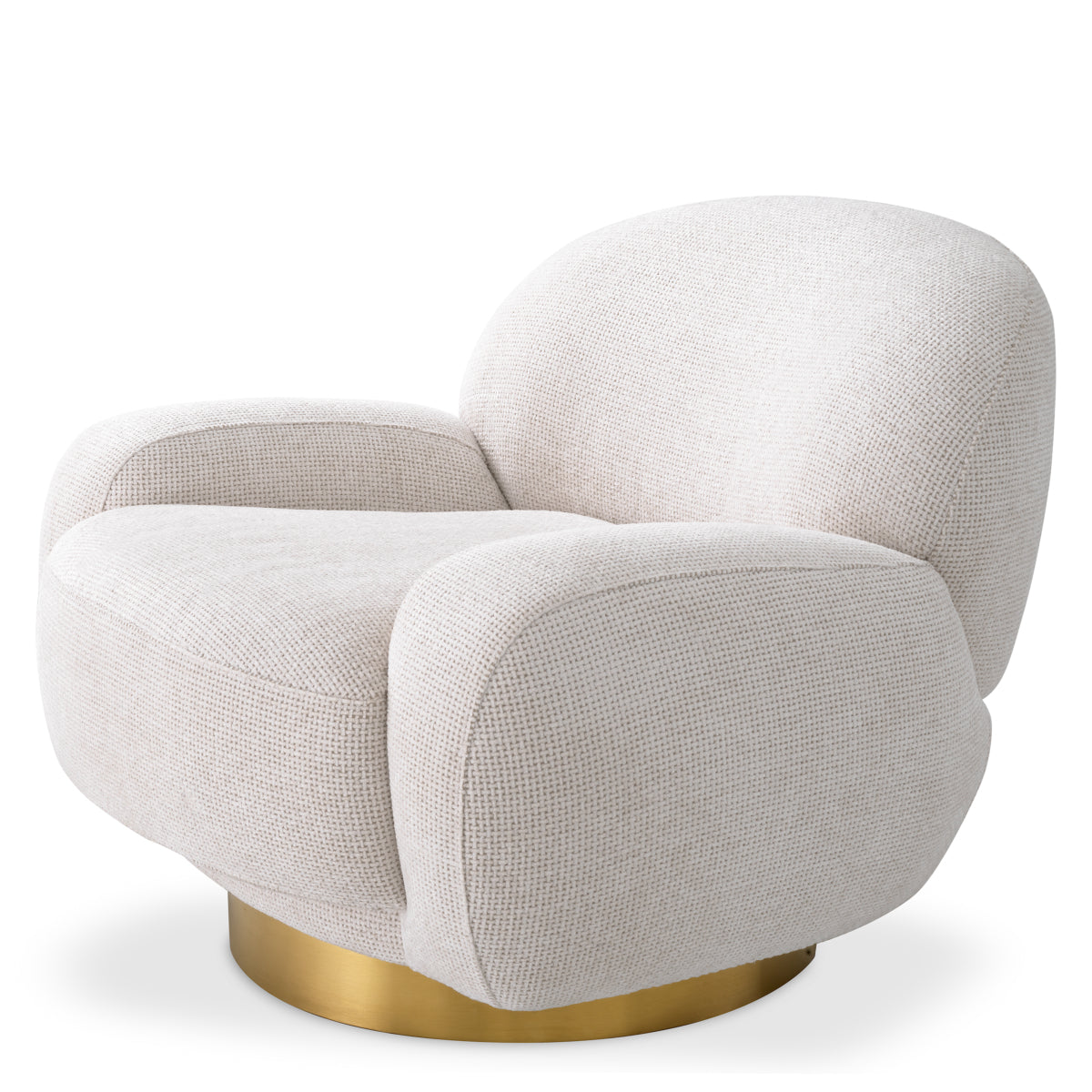 Curved Swivel Armchair Udine | Eichholtz Miami
