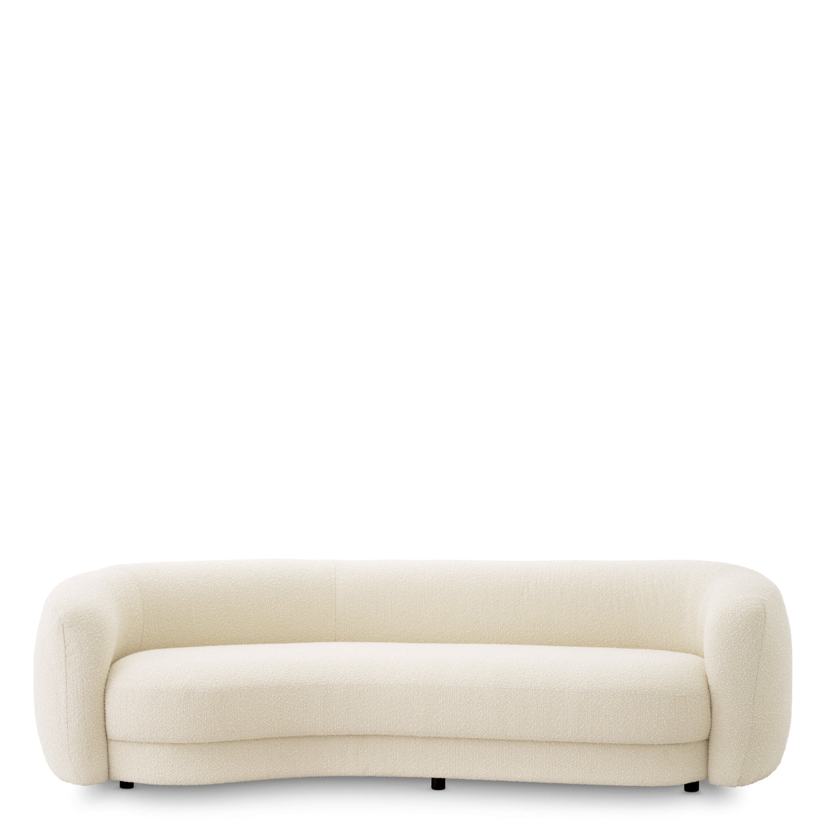 Boucle Curved Sofa Blaine | Eichholtz Miami