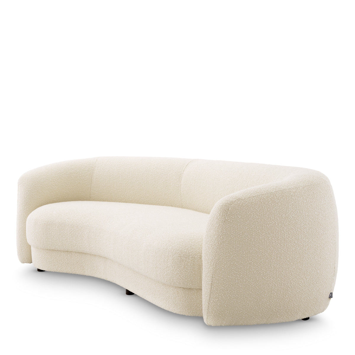 Boucle Curved Sofa Blaine | Eichholtz Miami
