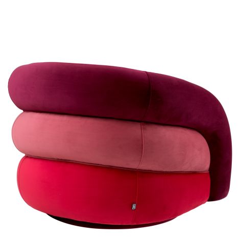 Curved Swivel Armchair Novelle | Eichholtz Miami