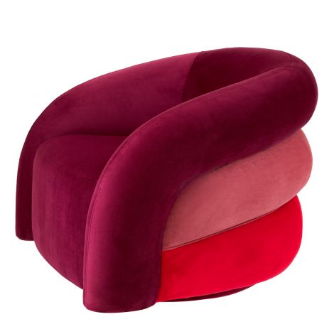 Curved Swivel Armchair Novelle | Eichholtz Miami