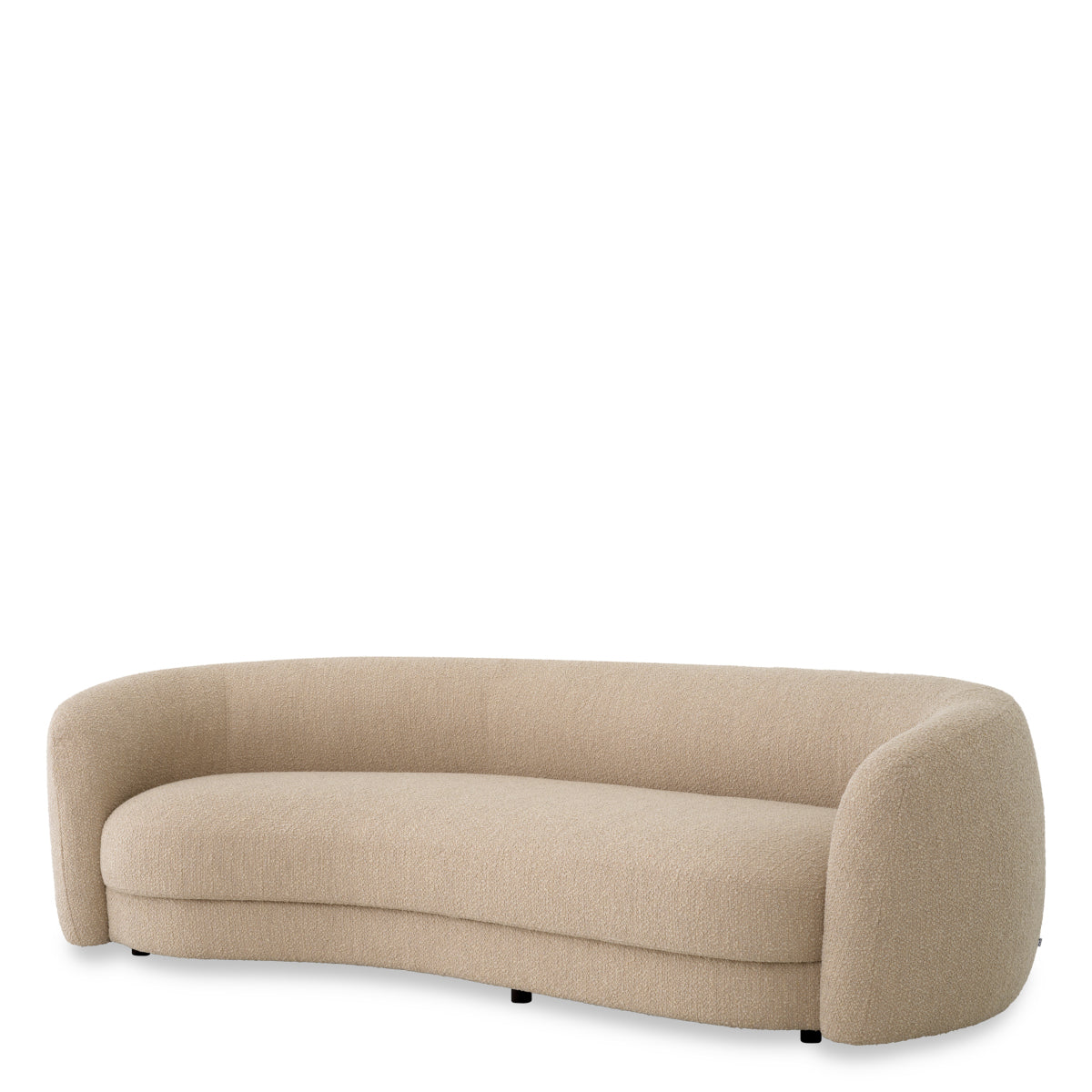Boucle Curved Sofa Blaine | Eichholtz Miami