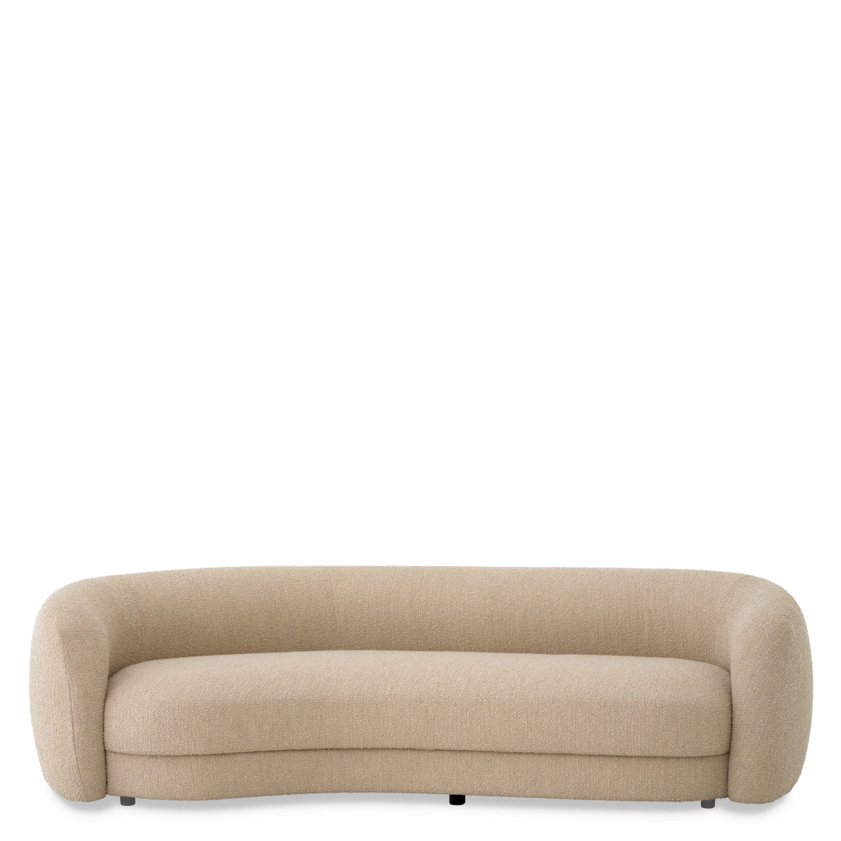 Boucle Curved Sofa Blaine | Eichholtz Miami