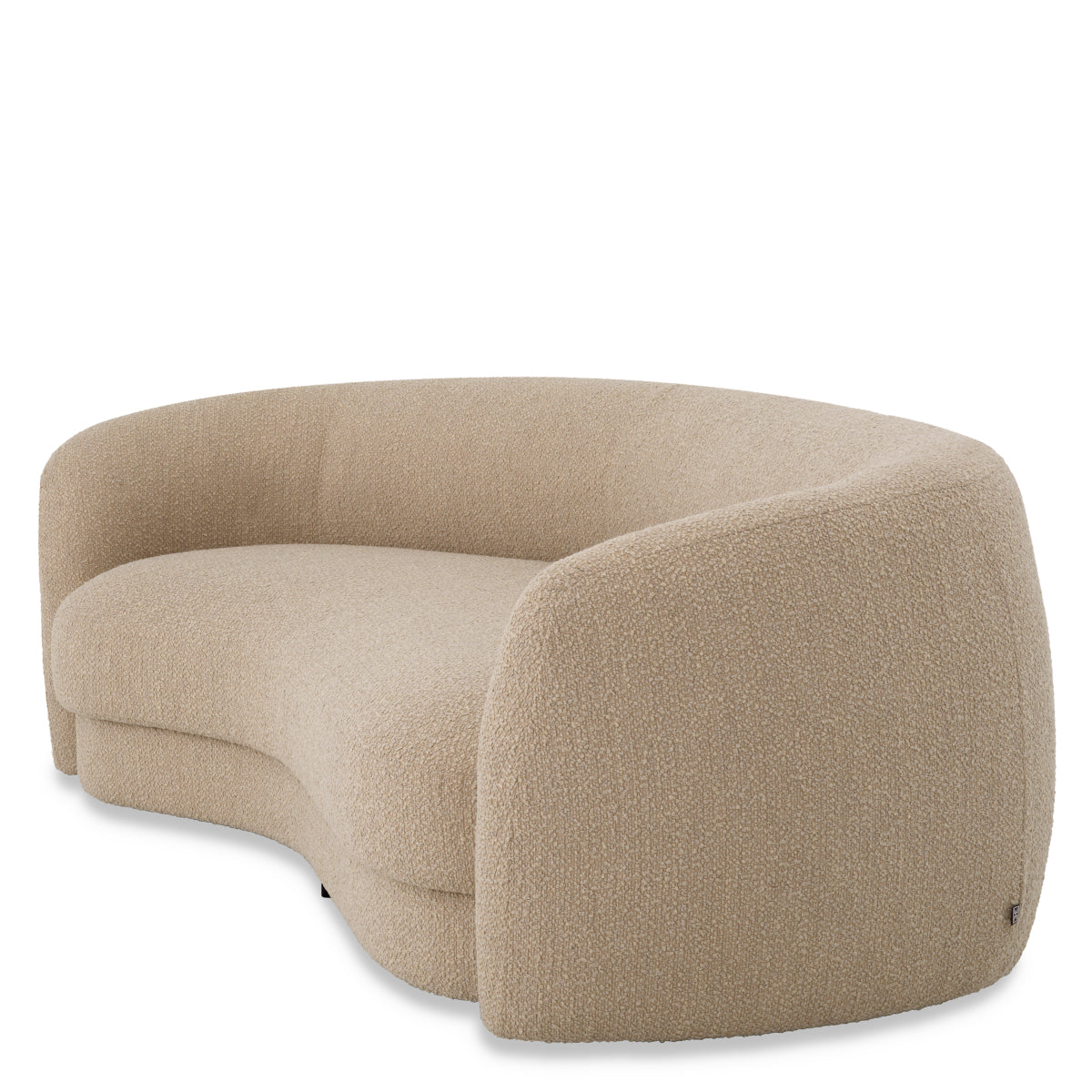Boucle Curved Sofa Blaine | Eichholtz Miami