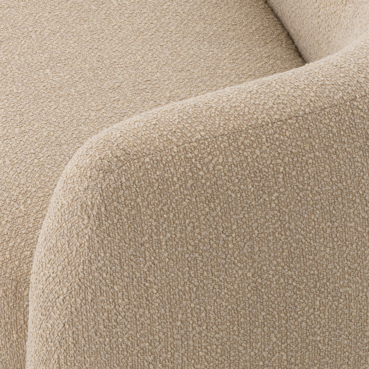 Boucle Curved Sofa Blaine | Eichholtz Miami